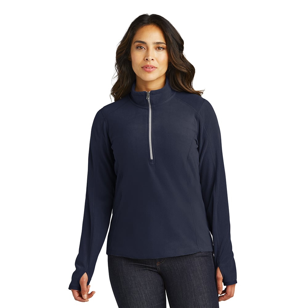 Port Authority L224 Women's Lightweight Microfleece Half Zip Pullover - Gorvex.com