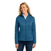 Port Authority L232 Women's Heathered Sweater Fleece Full Zip Jacket - Gorvex.com