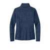 Port Authority L232 Women's Heathered Sweater Fleece Full Zip Jacket - Gorvex.com