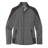 Port Authority L239 Women's Midweight Grid Fleece Jacket with Pockets - Gorvex.com