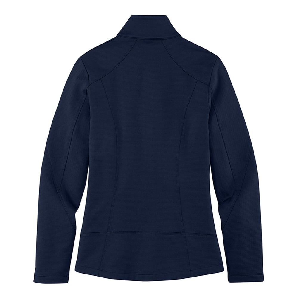 Port Authority L239 Women's Midweight Grid Fleece Jacket with Pockets - Gorvex.com