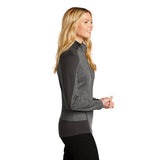 Port Authority L239 Women's Midweight Grid Fleece Jacket with Pockets - Gorvex.com