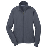 Port Authority L293 Women's Heavyweight Slub Fleece Full Zip Jacket - Gorvex.com