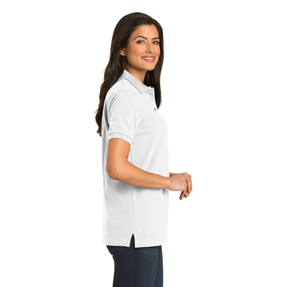 Port Authority L420 Women's Heavyweight Short Sleeve Cotton Pique Polo - Gorvex.com