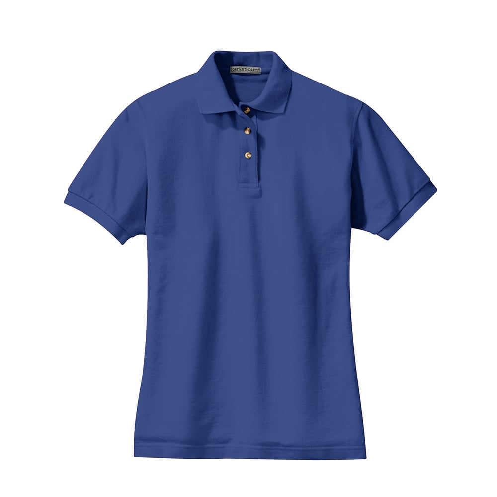 Port Authority L420 Women's Heavyweight Short Sleeve Cotton Pique Polo - Gorvex.com