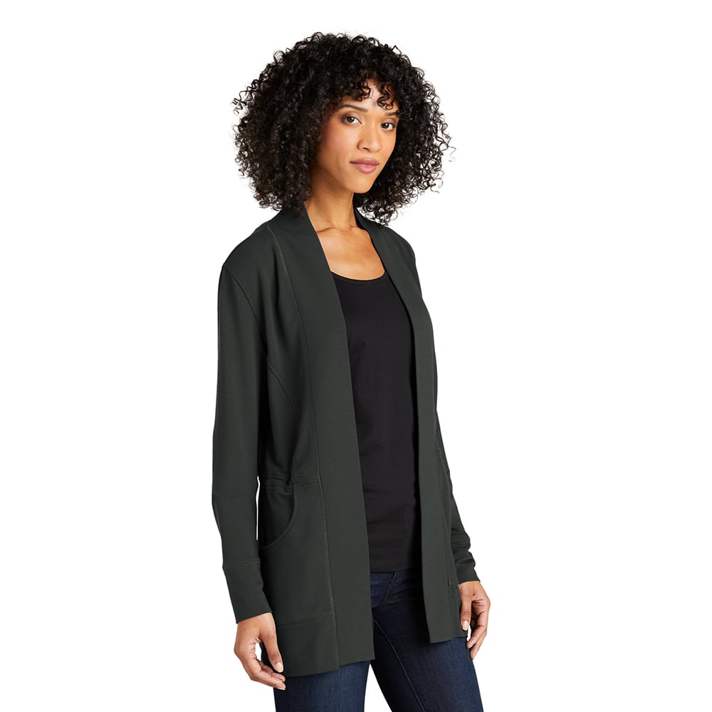 Port Authority LK825 Women's Microterry Open Front Cardigan with Pocket - Gorvex.com