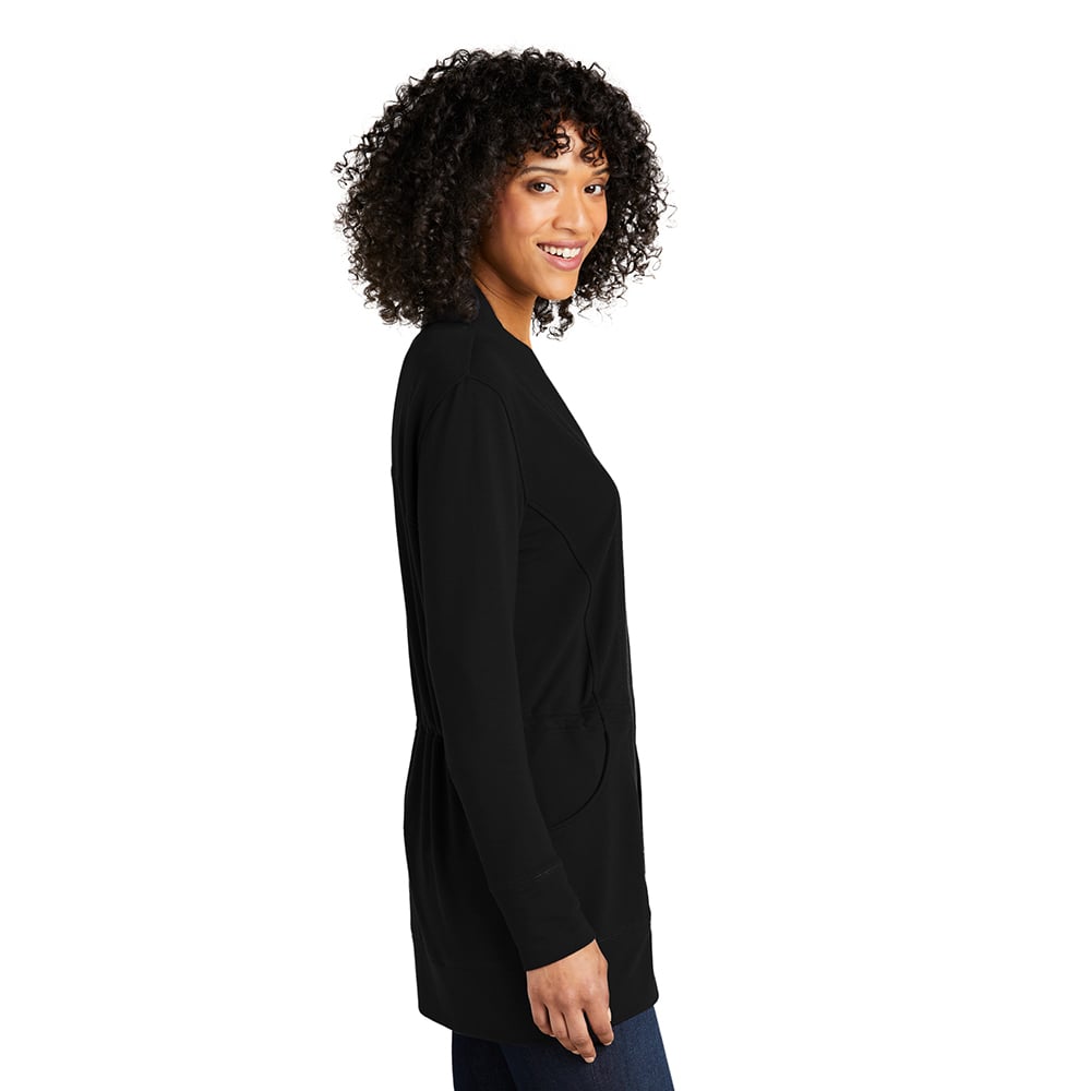 Port Authority LK825 Women's Microterry Open Front Cardigan with Pocket - Gorvex.com