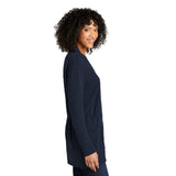 Port Authority LK825 Women's Microterry Open Front Cardigan with Pocket - Gorvex.com