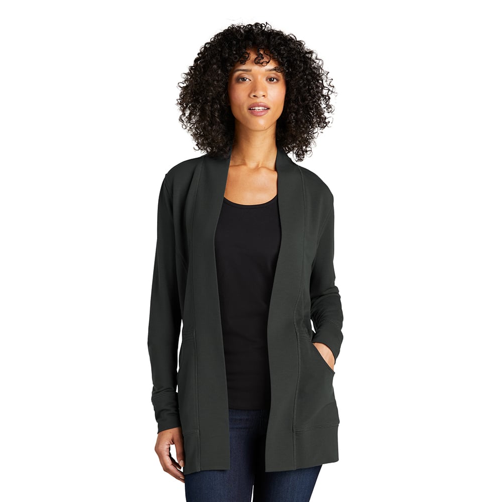 Port Authority LK825 Women's Microterry Open Front Cardigan with Pocket - Gorvex.com