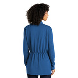 Port Authority LK825 Women's Microterry Open Front Cardigan with Pocket - Gorvex.com