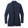 Port Authority LK825 Women's Microterry Open Front Cardigan with Pocket - Gorvex.com