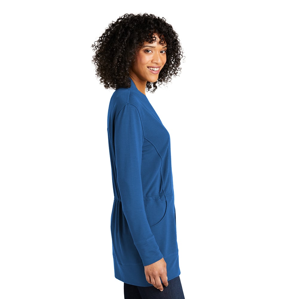 Port Authority LK825 Women's Microterry Open Front Cardigan with Pocket - Gorvex.com