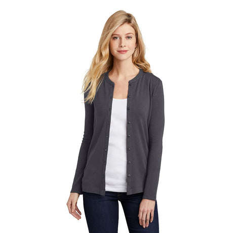 Port Authority LM1008 Women's Concept Stretch Button Front Cardigan - Gorvex.com