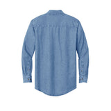 Port & Co™ SP10 Long Sleeve Value Denim Shirt with Chest Pocket - Gorvex.com