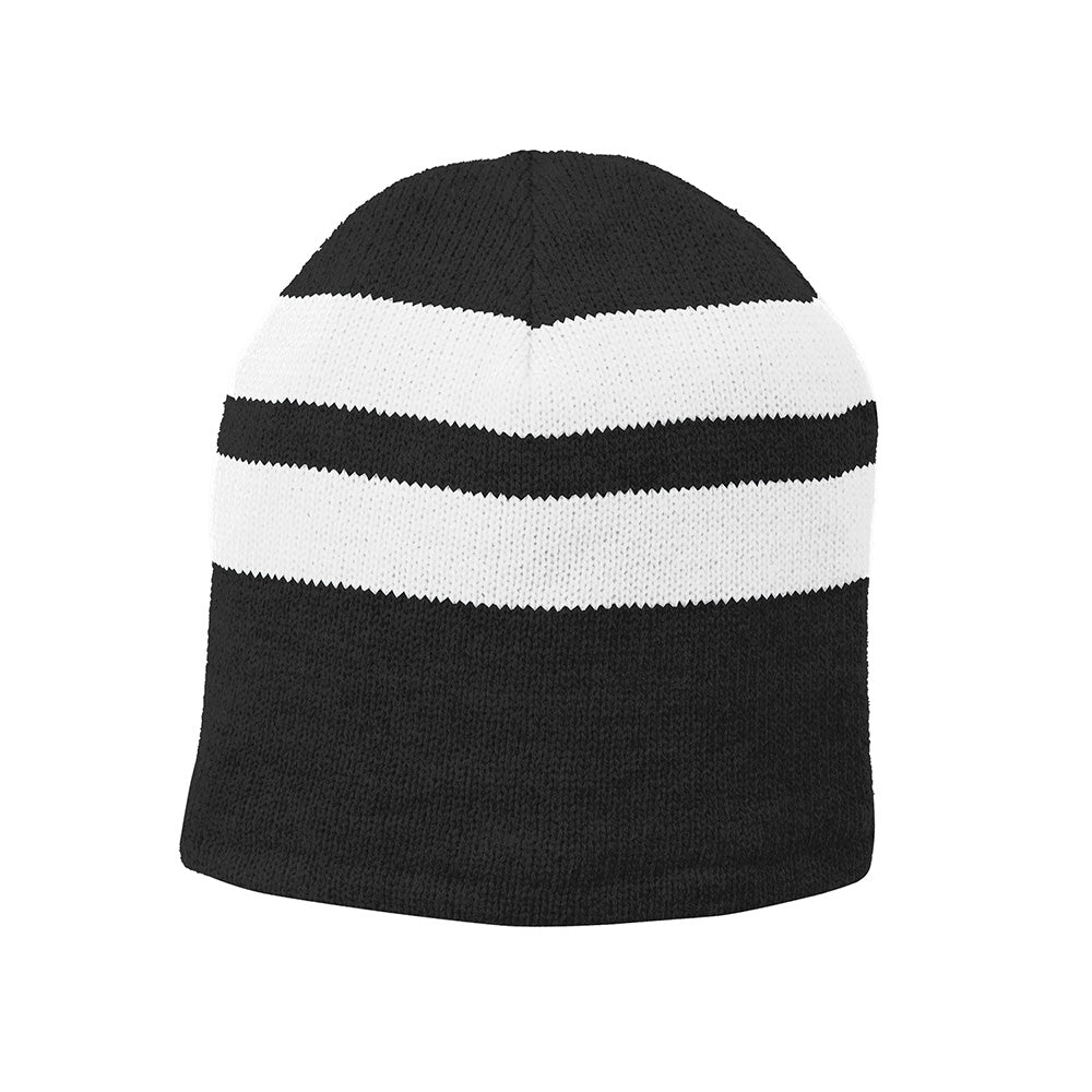 Port & Company C922 Fleece - Lined Striped Beanie Cap - Gorvex.com