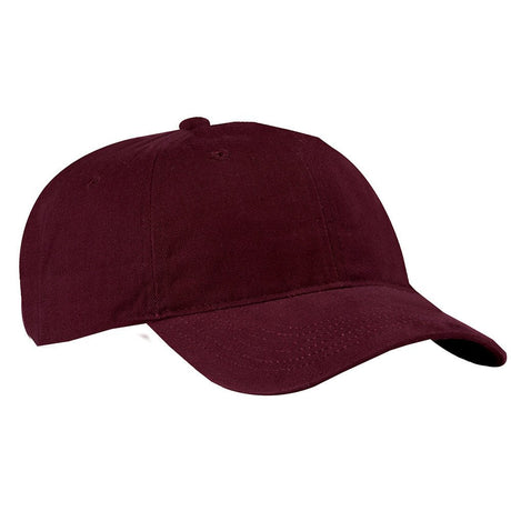 Port & Company CP77 Brushed Twill Low Profile Cap with Slide Closure - Gorvex.com