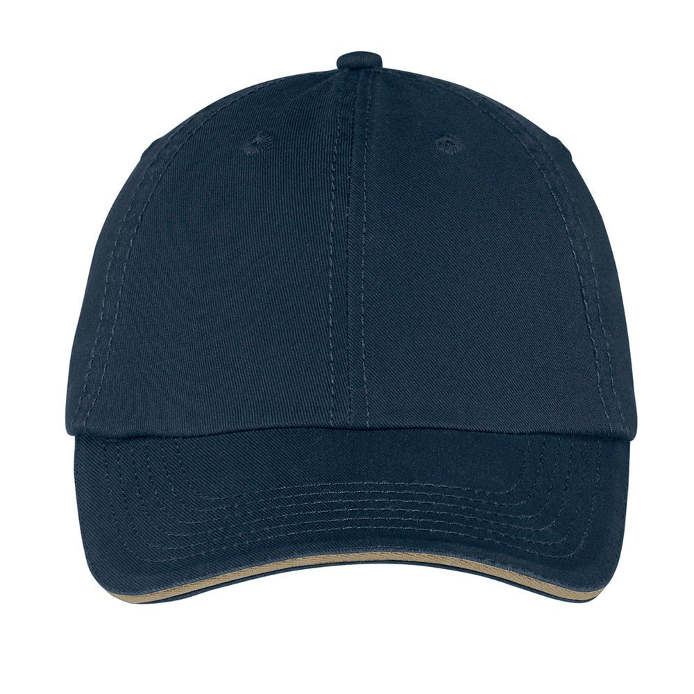 Port & Company CP79 Washed Twill Sandwich Bill Cap - Gorvex.com