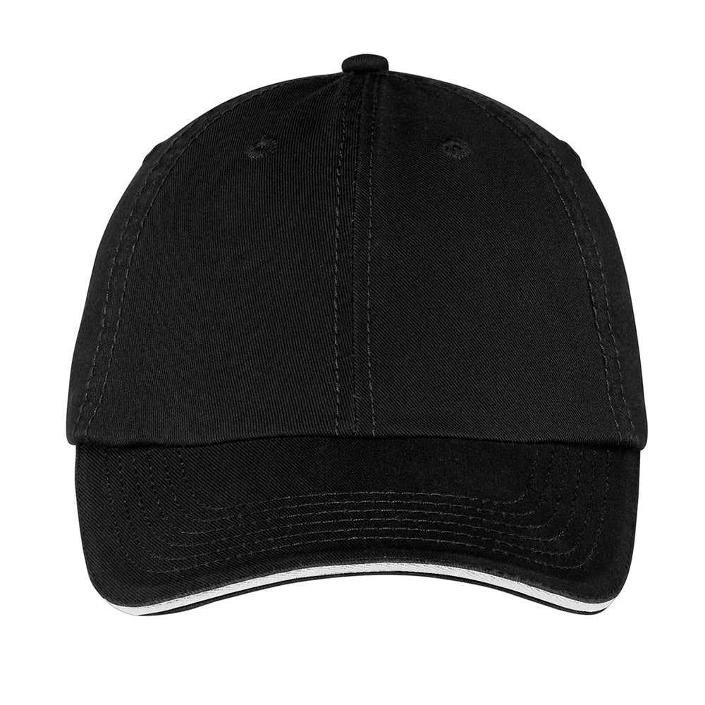 Port & Company CP79 Washed Twill Sandwich Bill Cap - Gorvex.com