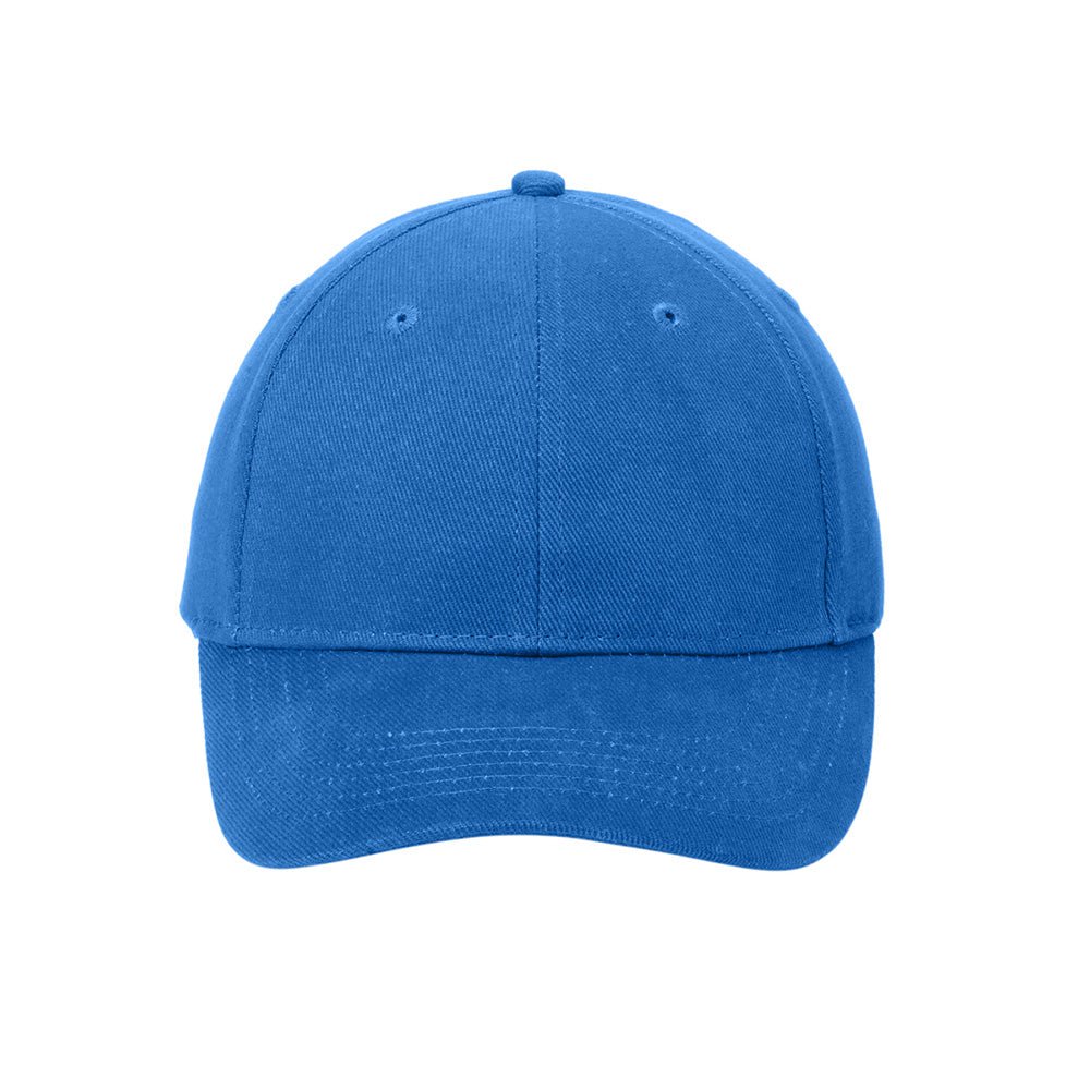 Port & Company CP82 Brushed Twill Cap with Brass Buckle Closure - Gorvex.com