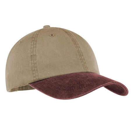 Port & Company CP83 Two - Tone Pigment - Dyed Brass Buckled Cap - Gorvex.com