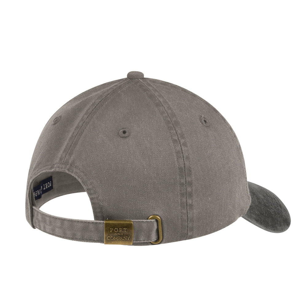 Port & Company CP83 Two - Tone Pigment - Dyed Brass Buckled Cap - Gorvex.com