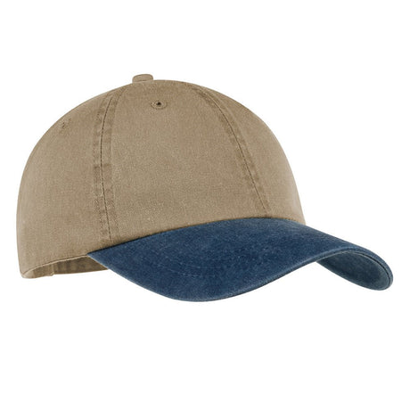 Port & Company CP83 Two - Tone Pigment - Dyed Brass Buckled Cap - Gorvex.com