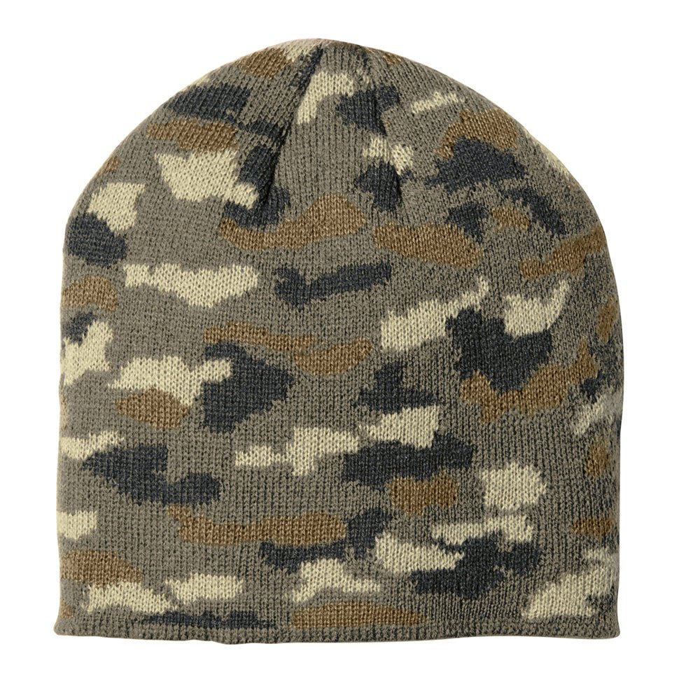 Port & Company CP91C Acrylic Camo Beanie Cap - Gorvex.com