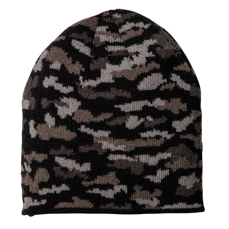 Port & Company CP91C Acrylic Camo Beanie Cap - Gorvex.com