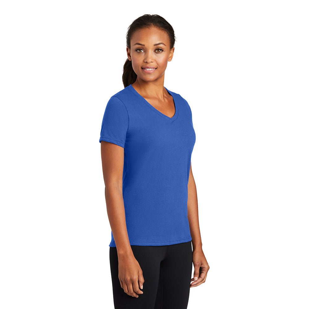 Port & Company LPC381V Women's Performance Blend V - Neck T-Shirt - Gorvex.com