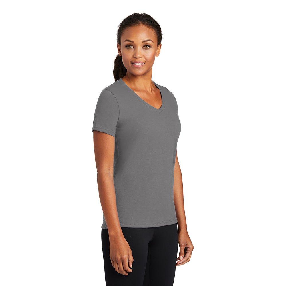 Port & Company LPC381V Women's Performance Blend V - Neck T-Shirt - Gorvex.com