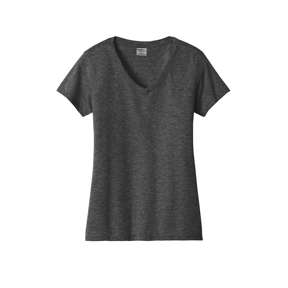 Port & Company LPC450V Women's Fan Favorite™ Ring Spun V - Neck T-Shirt - Gorvex.com