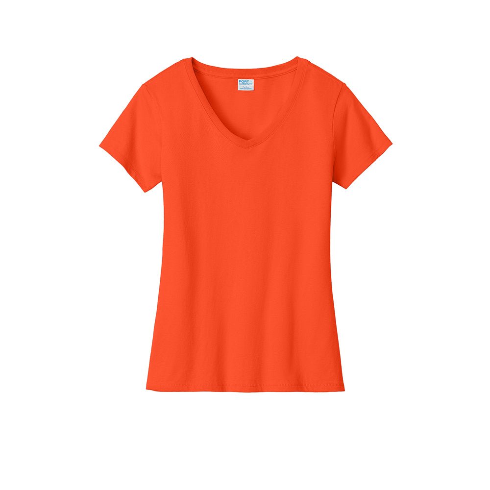 Port & Company LPC450V Women's Fan Favorite™ Ring Spun V - Neck T-Shirt - Gorvex.com