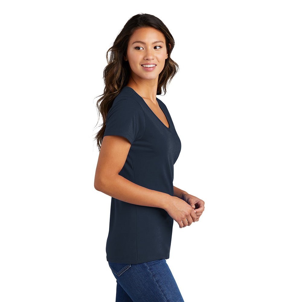 Port & Company LPC450V Women's Fan Favorite™ Ring Spun V - Neck T-Shirt - Gorvex.com