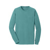 Port & Company PC099LSP Beach Wash® Ring Spun Long Sleeve Pocket Tee - Gorvex.com