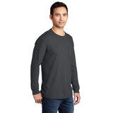 Port & Company PC099LSP Beach Wash® Ring Spun Long Sleeve Pocket Tee - Gorvex.com