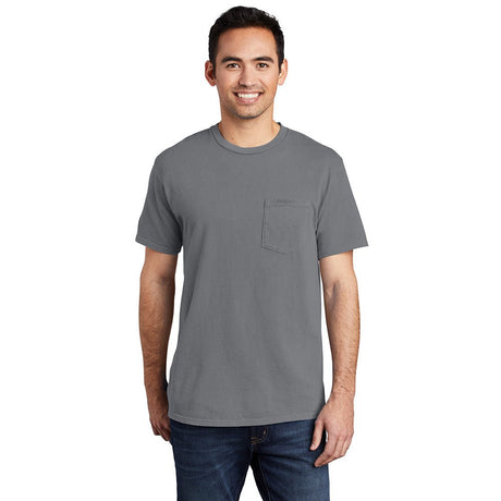 Port & Company PC099P Beach Wash® Garment - Dyed Ring Spun Pocket Tee - Gorvex.com