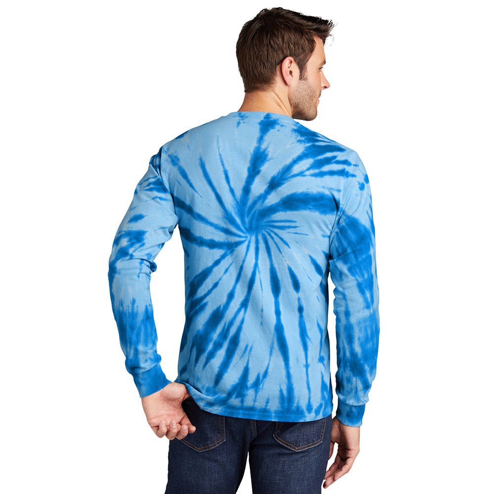 Port & Company PC147LS 100% Cotton Spiral Tie - Dye Long Sleeve T-Shirt - Gorvex.com