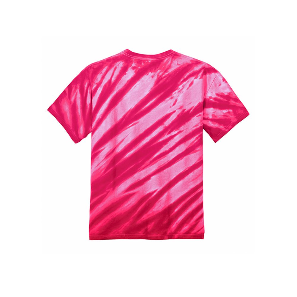 Port & Company PC148 100% Cotton Tiger Stripe Tie - Dye T-Shirt - Gorvex.com