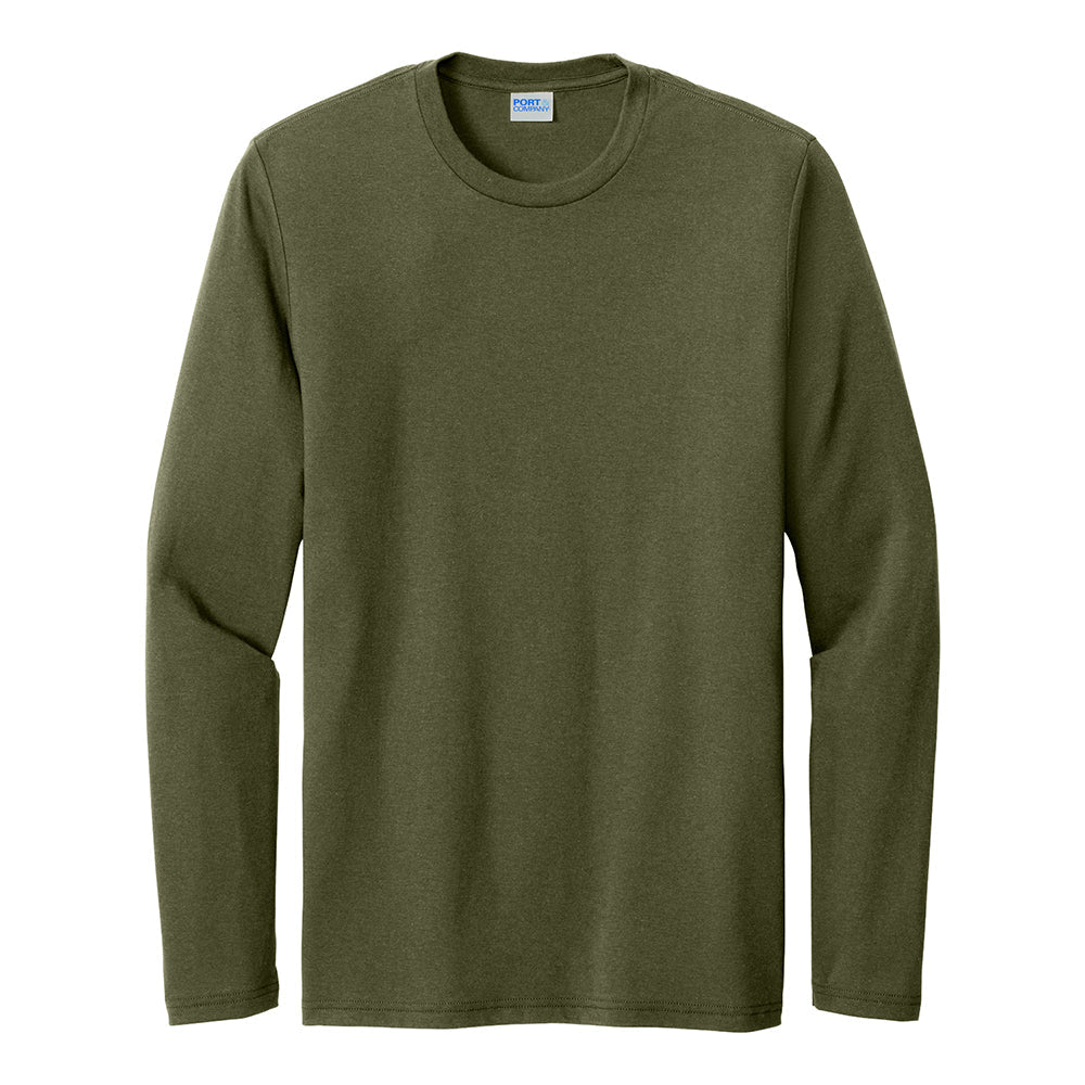 Port & Company PC330LS Tri - Blend Long Sleeve T-Shirt - Gorvex.com