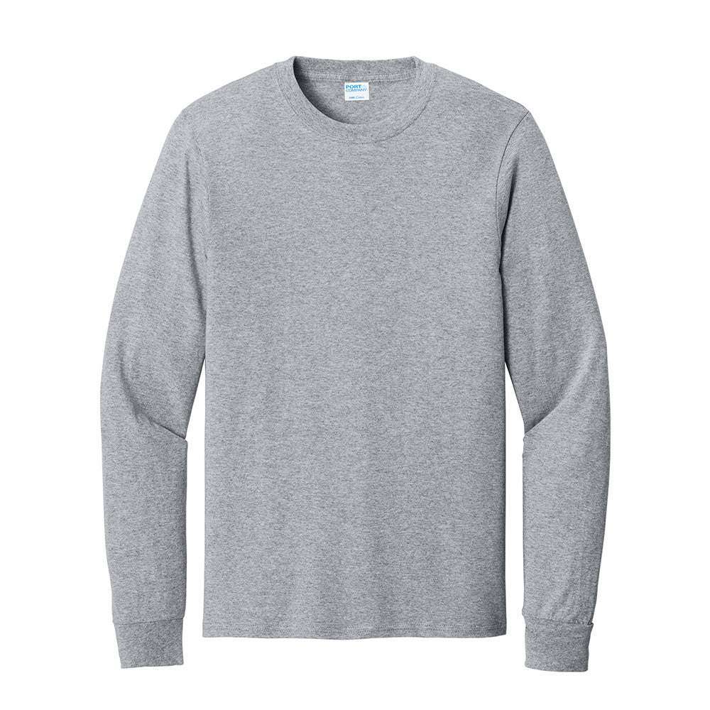 Port & Company PC54LS 100% Cotton Long Sleeve T-Shirt - Gorvex.com