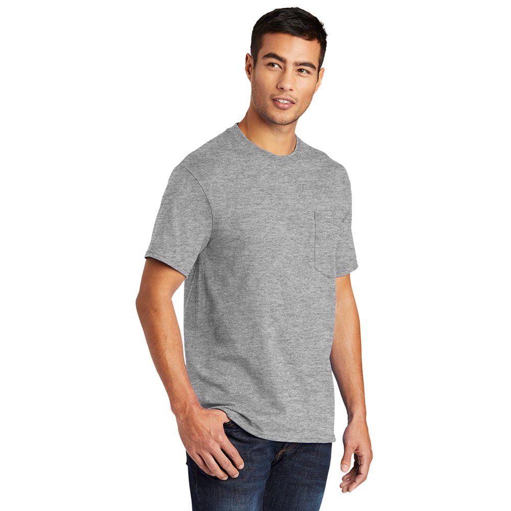 Port & Company PC55P Eco - Friendly Cotton Blend Pocket T-Shirt - Gorvex.com