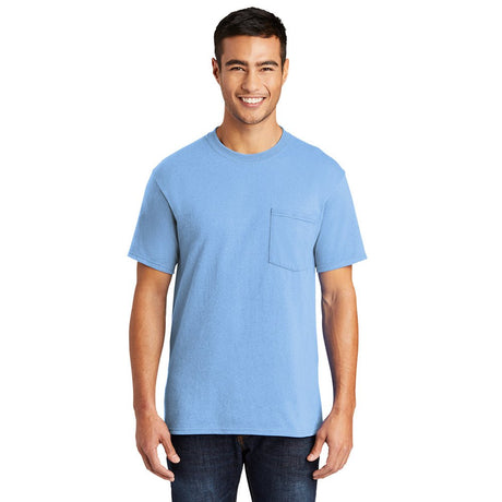 Port & Company PC55P Eco - Friendly Cotton Blend Pocket T-Shirt - Gorvex.com