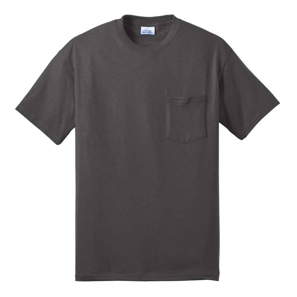 Port & Company PC55P Eco - Friendly Cotton Blend Pocket T-Shirt - Gorvex.com