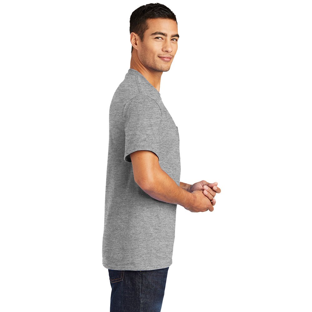 Port & Company PC55P Eco - Friendly Cotton Blend Pocket T-Shirt - Gorvex.com