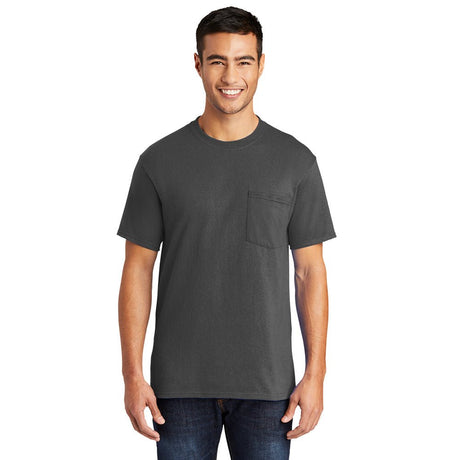 Port & Company PC55P Eco - Friendly Cotton Blend Pocket T-Shirt - Gorvex.com