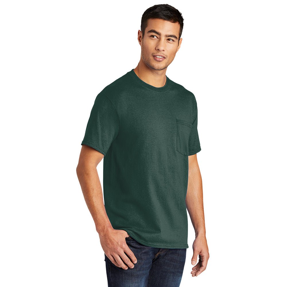 Port & Company PC55P Eco - Friendly Cotton Blend Pocket T-Shirt - Gorvex.com