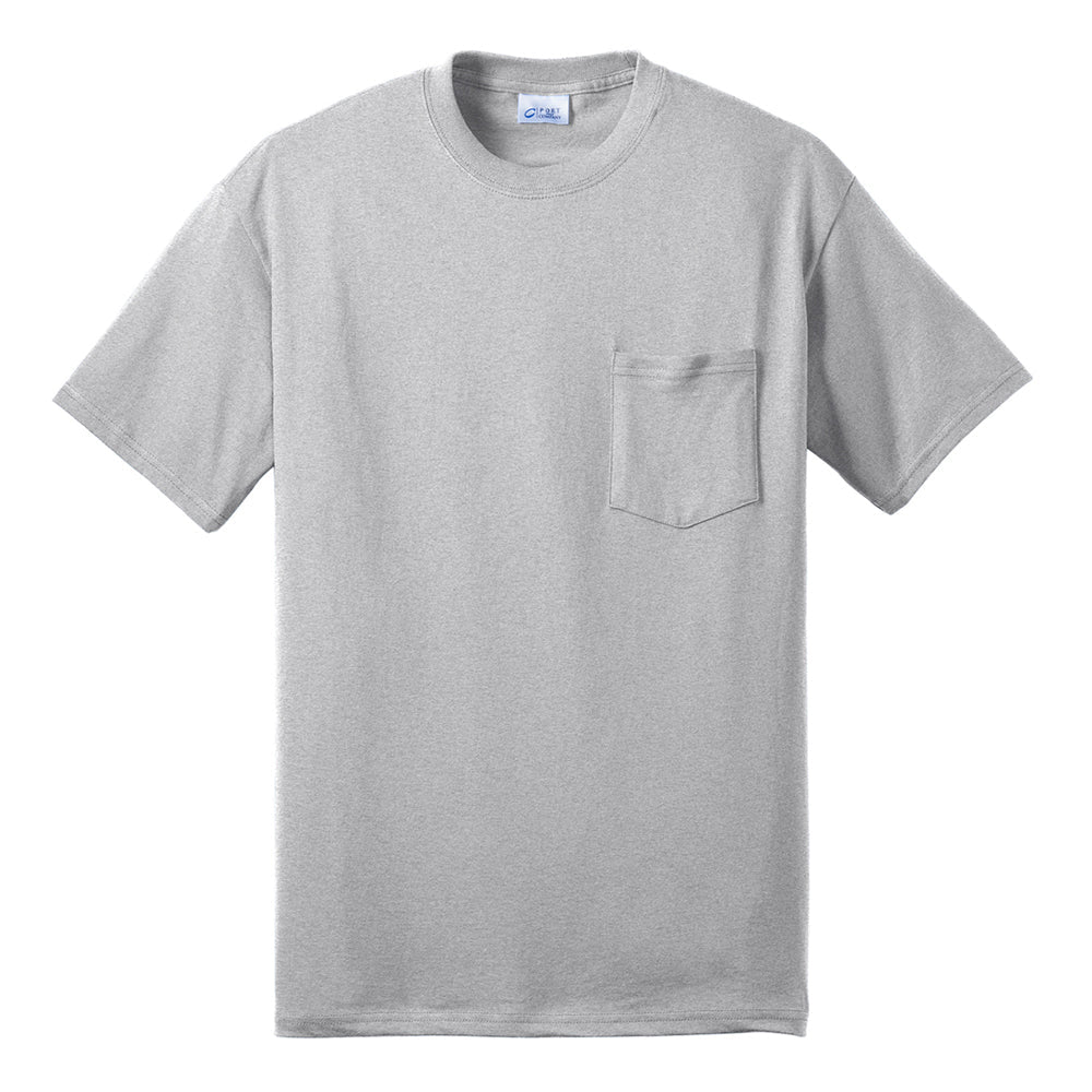 Port & Company PC55P Eco - Friendly Cotton Blend Pocket T-Shirt - Gorvex.com