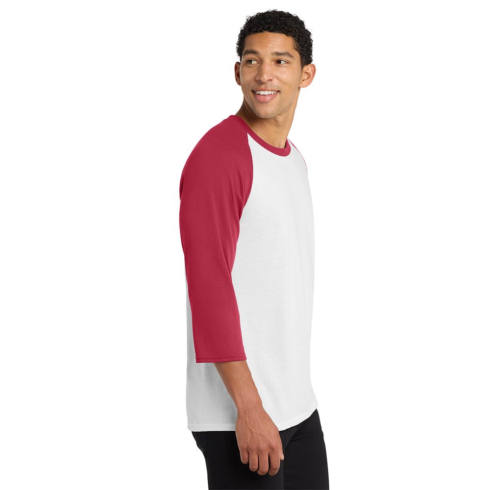 Port & Company PC55RS Eco - Friendly Cotton Blend Raglan T-Shirt - Gorvex.com