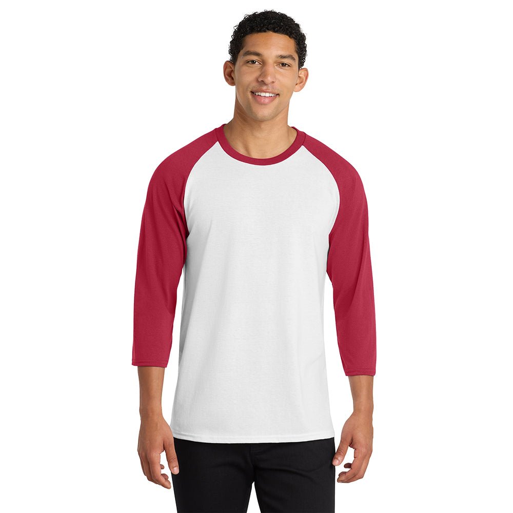 Port & Company PC55RS Eco - Friendly Cotton Blend Raglan T-Shirt - Gorvex.com