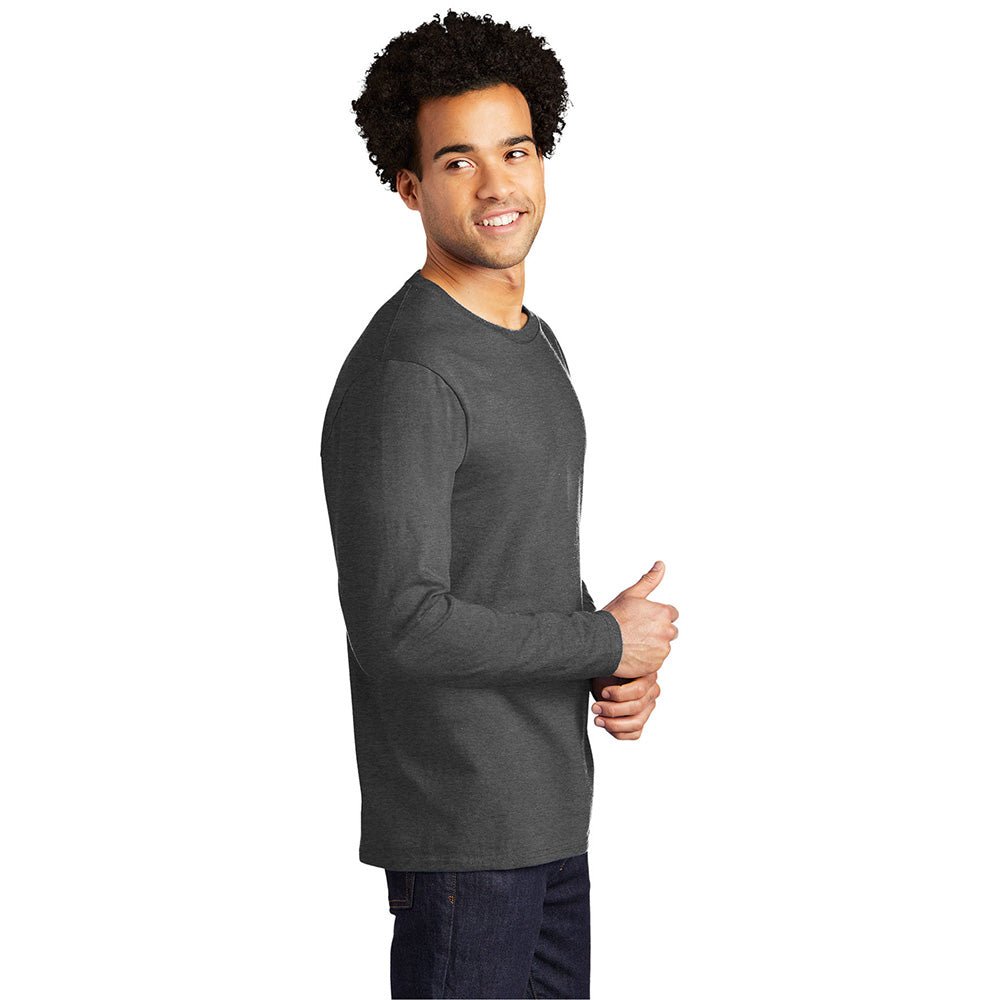 Port & Company PC600LS Combed Ring Spun Long Sleeve Bouncer Tee - Gorvex.com